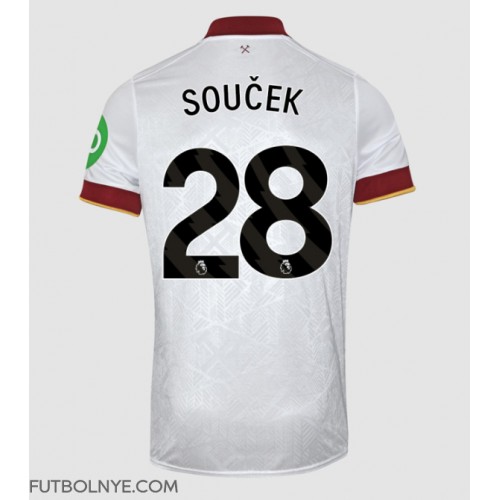 Camiseta West Ham United Tomas Soucek #28 Tercera Equipación 2024-25 manga corta